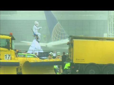 Protesters take to Heathrow runway