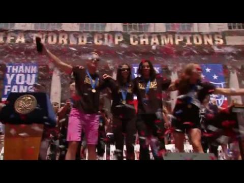 Women's World Cup champs given keys to NYC