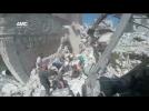 Airstrikes hit embattled city of Aleppo