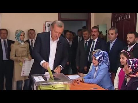 Turkish president casts his vote in general election