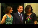 Michelle Obama takes tea with UK's Cameron