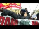 Protest over Italy-France border block