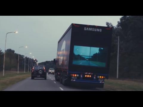 Samsung is testing "transparent" trucks