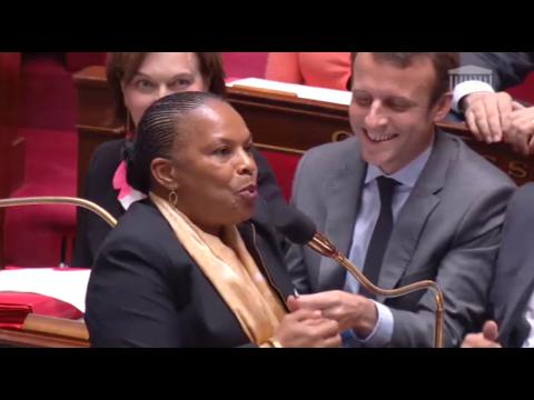 Facing Ciotti, Taubira creates hilarity to the Assembly