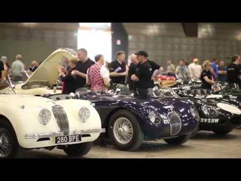 Jaguar at Mille Miglia event - scrutineering | AutoMotoTV