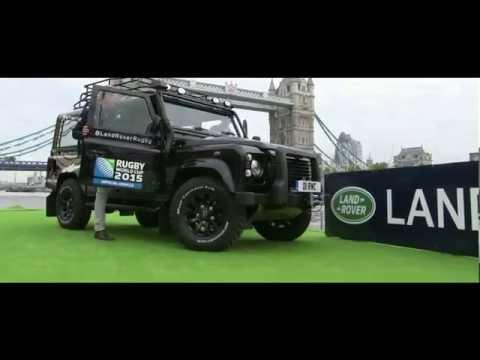 Land Rover Reveals Unique Defender to Carry Rugby World Cup Trophy | AutoMotoTV