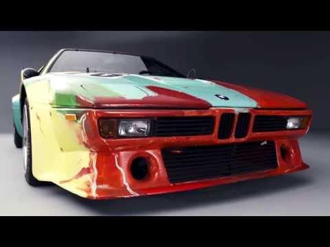 BMW Art Cars Collection - revised Andy Warhol 1979 - Andy Warhol  Studio shots | AutoMotoTV