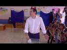 Greek prime minister votes in referendum