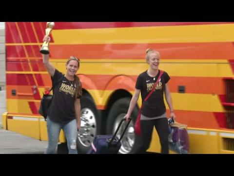 U.S. women's team returns home after World Cup win