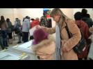 Ukraine rebels hold elections as violence continues