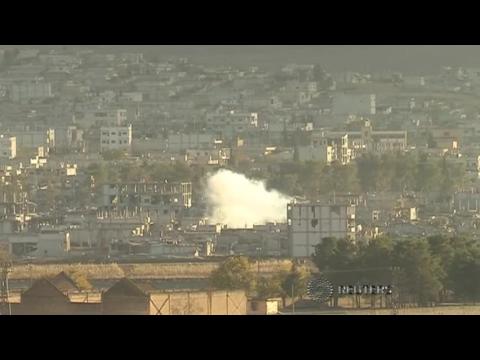 US-led coalition strike against IS targets in and around Kobani