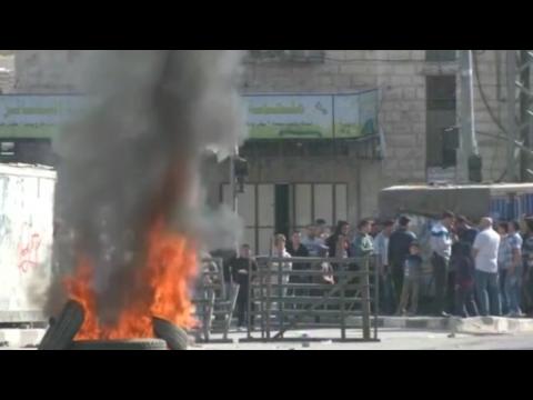 Palestinians clash with Israeli army in West Bank