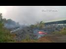Lava flow from volcano advances on Hawaii's Big Island