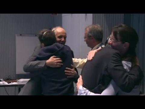 Europe makes space history as Philae probe lands on comet