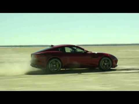 Jaguar AWD F-TYPE R Coupe and Communications Test Trailer | AutoMotoTV