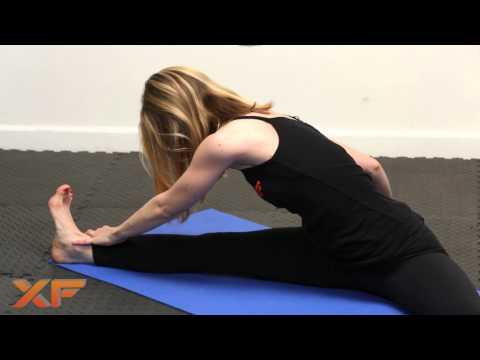 Yoga Wide Leg Seated Forward Bend by XF