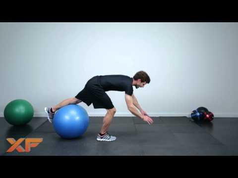 Stability Ball Abdominal Pike by XF