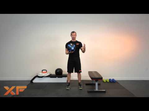 Bulgarian Split Squat with Medicine Ball by XF