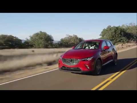 All-new Mazda CX-3 Driving at 2014 Los Angeles Auto Show | AutoMotoTV