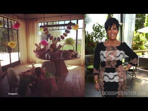 Kris Jenner Throws Eggs travagant Easter Party for Grandkids