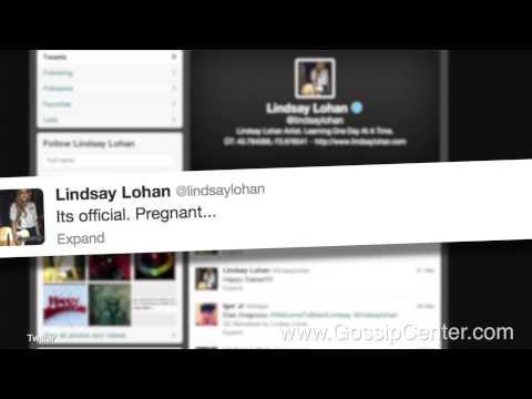 Lindsay Lohan Sends Pregnant Tweet on April Fools' Day