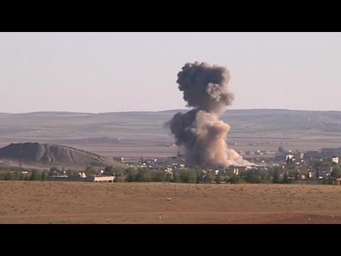 Air strikes hit suspected Islamic State targets in Syria’s Kobani