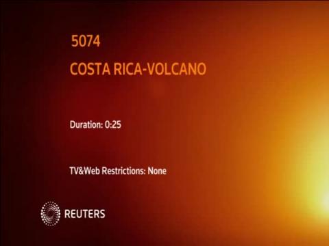Costa Rica volcano erupts