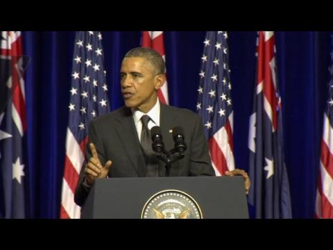 Obama delivers veiled message to China
