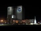 Time-lapse: Orion spacecraft's arrival at launch pad