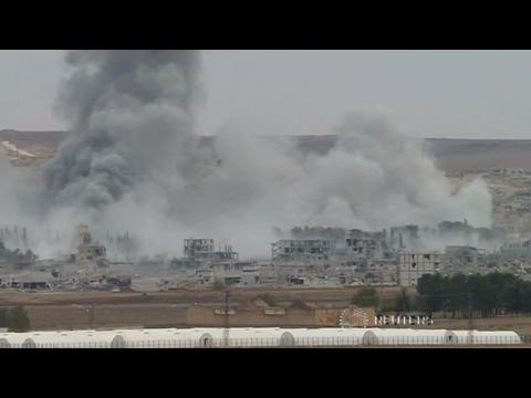 US-led coalition strikes Islamic State targets in Kobani