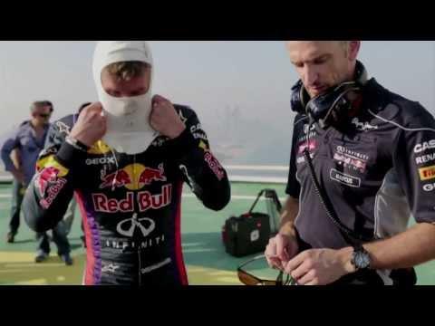 Red Bull Racing's Seven Star Spin on the top of Burj Al Arab | AutoMotoTV
