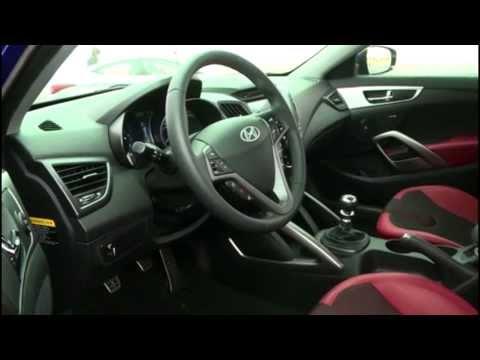 2014 Hyundai Veloster Turbo R-Spec Interior Review | AutoMotoTV