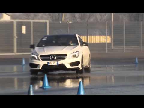 The new Star high performance AMG signed - CLA 45 AMG Driving Test | AutoMotoTV