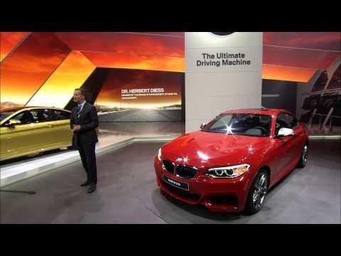 World premiere of the BMW 2 Series Coupé at the NAIAS 2014 | AutoMotoTV