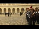 Egypt's Sisi welcomed to Paris with military honors