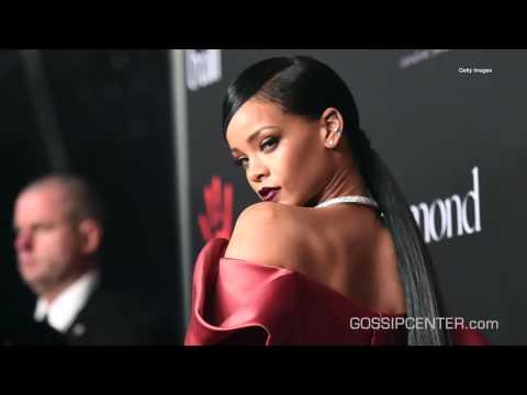 Rihanna hugs on Kim Kardashian at First Annual Diamond Ball
