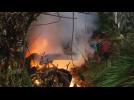 Sri Lankan air force plane crashes