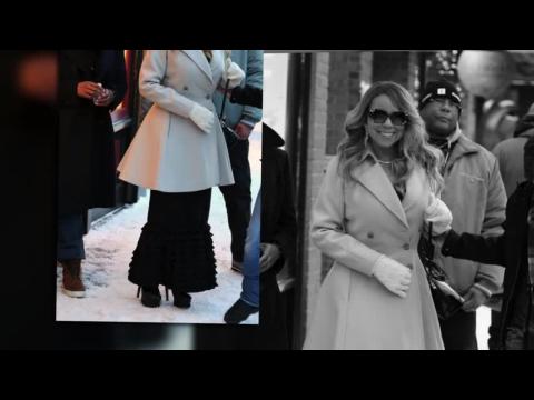 VIDEO : Mariah Carey Wears Heels in the Snow