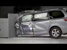 Vido Front crash tests for selected 2015 TOP SAFETY PICK+ award winners Toyota Sienna | AutoMotoTV