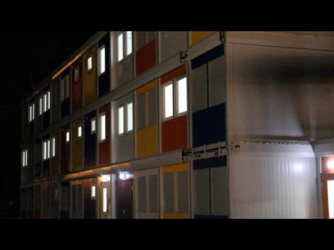 Berlin turns to containers to house refugees