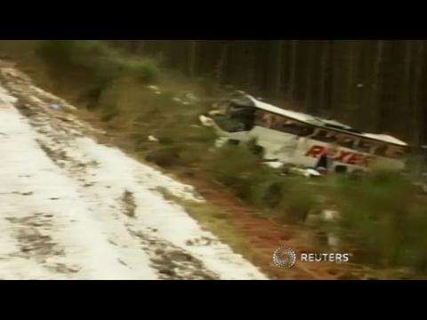 4 killed, 40 injured in bus crash on German highway -- police
