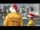 Tourists flock to Bondi for Christmas