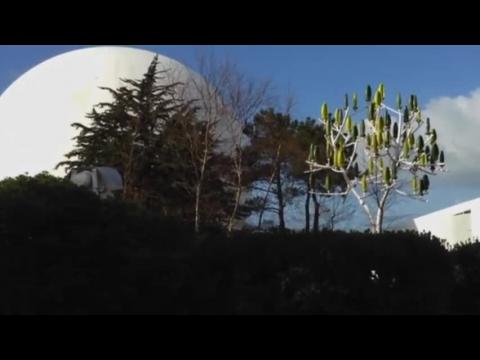 Wind Tree uses micro-turbine leaves to generate electricity