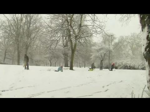 South-west Germany hit by snow, ice