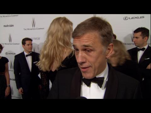 Christoph Waltz Is Wild About Amy Adams At Globes Party