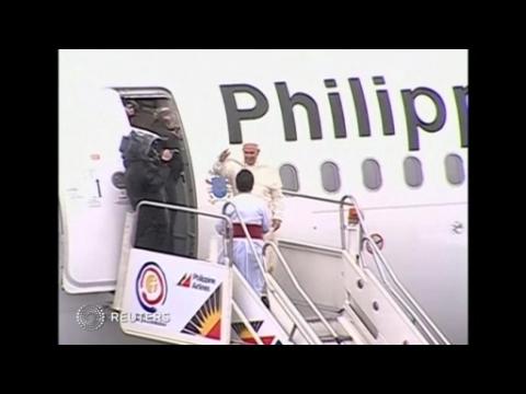 Pope cuts short trip to Tacloban due to typhoon