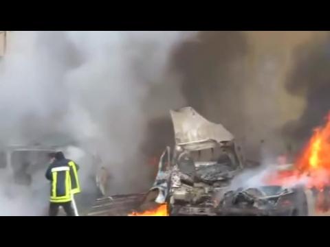 Fierce fighting amid flames of war in Syria
