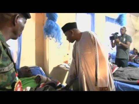 Nigeria's Jonathan makes surprise visit to insurgency-hit northeast