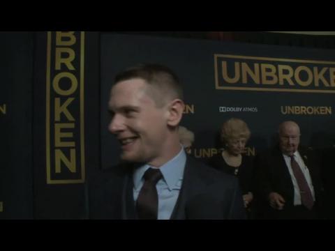 Star Of 'Unbroken' Jack O'Connell Chats At Premiere