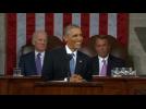 Obama hails economic record during State of the Union